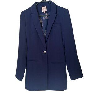 NEW (NWOT) Candie's dark blue blazer w/ paisley lining sz S